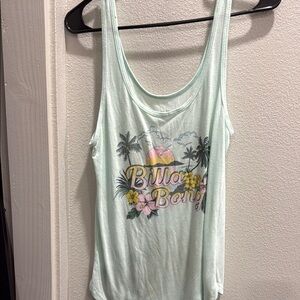 Billabong Women's Mint Green Tank Top